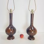 Set 2 Vintage Tafellamp Palissander Mid Century '60 Design thumbnail 18