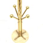 Vintage Marmeren Hollywood Regency Kapstok Gemaakt In De Jaren ’70 thumbnail 5