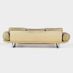 Mid Century Modern Lounge Sofa Bank In Leer, 1960s thumbnail 2