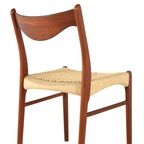 Set 4 Glyngore Arne Wahl Iversen Gs61 Stoelen Vintage Deens 'naerem' thumbnail 8