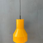 Vintage Gele Mid Century Space Age Hanglamp thumbnail 7