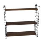 Tomado Holland - Modulair Wall System With 3 Shelfs And 2 Uprights - Wood Fineer thumbnail 5