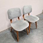 Set 2 Vintage Eetkamer Stoelen Jaren 60 Retro Stoelen thumbnail 9