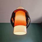 Scandinavische Dubbele Hanglamp In Opaline En Amethistglas thumbnail 9