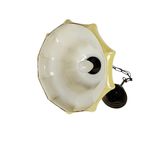 Art Deco Stijl - Hanglamp - Opaline Glas - Messing - 3E Kwart 20E Eeuw thumbnail 5