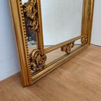 Vintage Goudkleurige Barok Rococo Spiegel Schouwspiegel thumbnail 10