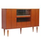 Vintage Highboard Buffetkast Dressoir In Teak, 1960S thumbnail 2