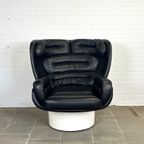 Vintage Longhi Elda Chair Draaifauteuil Van Joe Colombo thumbnail 4