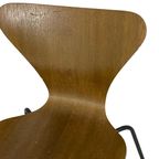 Arne Jacobsen - Fritz Hansen - Butterfly Chair (Very Early Edition) - 1967 - Dark Oak - Set Of 4 thumbnail 4