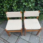 2 Vintage Japandi Design Stoelen Stijl Alvar Aalto thumbnail 6