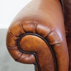 Set Van 2 Schapenleren Armchairs In Engelse Stijl Met Een Unieke Vormgeving En Mooie Kleuren thumbnail 12