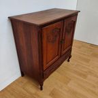 Vintage Queen Ann Barkast Wandkast Buffetkast Dressoir 803 thumbnail 5