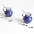 Rorstrand Porcelain Mustard Pots, Set Of Two. thumbnail 8