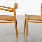 Set Van 8 Stoelen Niels Moller Voor Mollers Mobelfabrik thumbnail 13