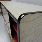 Vintage Formica Dressoir Met Schuifdeuren thumbnail 47