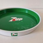 Jaren 70 Vintage Dienblad 7up Sevenup Reclame thumbnail 2