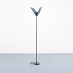 Italian Murano Glass Shade Floor Lamp / Stalamp / Vloerlamp From Studio Italia thumbnail 2