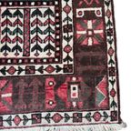 Handgeknoopt Bakhtiari Vloerkleed Wol 200X295Cm - Perzisch Tapijt - Bruin Rood Beige - Reliving thumbnail 8