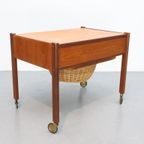 Deense Vintage Fournituren Tafel Teak thumbnail 8