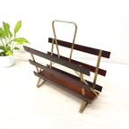 Vintage Lectuurbak Jaren 60 Palissanderhout Mid Century thumbnail 4