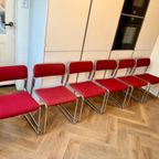 Vintage Buisframe Stoelen 6 Stuks thumbnail 3