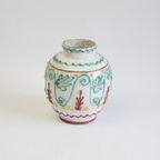 Fratelli Fanciullacci Vase With Decorations, Italy 1950S - 1960S. thumbnail 4