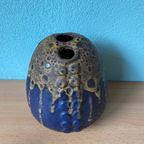 Flower Vase In Fat Lava By Alfred Klein Model 731/17 thumbnail 9