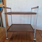 Pallisander Mid Century Bar Cart Trolley. thumbnail 3