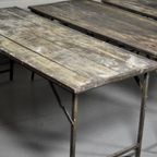 Vintage Oude Industriële Eettafel Tafel, 181,5 X 75 Cm thumbnail 12