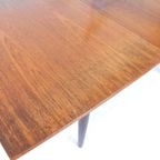 Vintage Eettafel Tafel Jaren60 Teakhout Uitschuiftafel Ovaal thumbnail 6