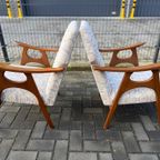 Set Van 2 Vintage Relax Stoelen thumbnail 7