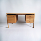 Zeldzame Pine Wood Desk - Arne Vodder Voor Gv Møbler thumbnail 2