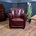 Vintage Topper, Schapenleren Clubfauteuil thumbnail 4