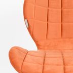 Set (2) Zuiver Omg Velvet Stoel Oranje thumbnail 7