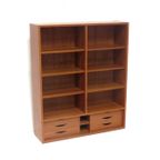 Deens Design Vintage Kast / Boekenkast Ontworpen Door Poul Hundevad thumbnail 6