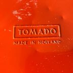 Oranje Tomado Metalen Vintage Vuilnisbak thumbnail 6