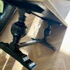 Prachtige Salontafel Met Groen Marmeren Blad. thumbnail 13