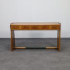 Vintage Bureau Walnoot, 1960s thumbnail 5