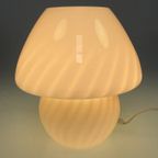 Wsb / W.S.B. Mushroom Lamp Met Swirl Motief. Duitsland 1950'S thumbnail 7