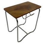 Vintage Art Deco / Bauhaus Stijl Bijzettafel Sidetable 60's thumbnail 11