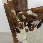 Art Deco Armchair In Cow Skin thumbnail 9