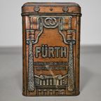 Rare Vintage Fürth Vintage Candy / Cookies Box France 1940S thumbnail 14