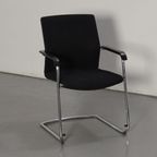 Wilkhahn 178/7 Vergaderstoel, Zwart Netwave, Sledeframe thumbnail 2