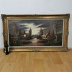 Antiek, Klassiek, Landelijk, Brocante Schilderij Op Canvas. thumbnail 15