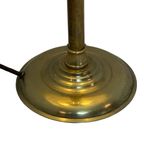 Art Deco - Xl Table Lamp - Holophane Glass - Brass Base, Teo Sockets thumbnail 4