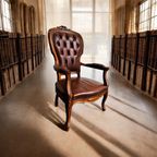 Vintage Barok Lounge Fauteuil / Stoel / Eenzit thumbnail 2
