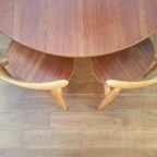 Eetkamer Set Van Hans J. Wegner Voor Fritz Hansen thumbnail 13