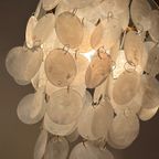 Opaline Capiz Parelmoer Goud Frame Schelp Hanglampen Meerdere Beschikbaar thumbnail 4