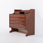 Architectural Italian Mid-century Modern Chest Of Drawers/sideboard / Ladekast / Dressoir, 1960s thumbnail 2