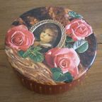 3 X Mooie Vintage Blikken Rond Bloemen Design thumbnail 6